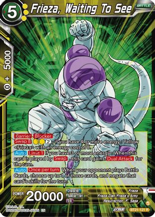Frieza, Waiting To See (BT21-121) - Wild Resurgence Foil