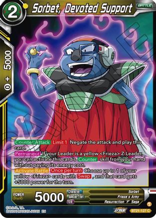 Sorbet, Devoted Support (BT21-127) - Wild Resurgence