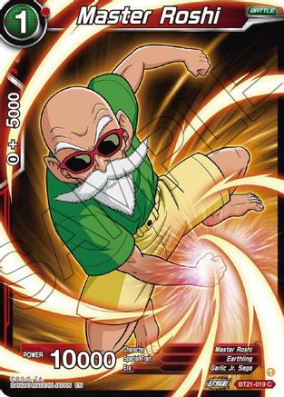 Master Roshi (BT21-019) (BT21-019) - Wild Resurgence Foil