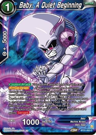 Baby, A Quiet Beginning (BT21-063) - Wild Resurgence