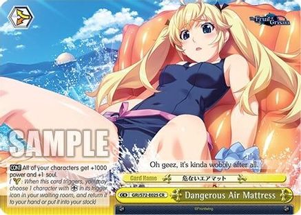 Dangerous Air Mattress (GRI/S72-E025 CR) - The Fruit of Grisaia