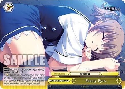 Sleepy Eyes (GRI/S72-E027 CC) - The Fruit of Grisaia