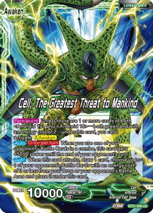 Cell // Cell, The Greatest Threat to Mankind (BT21-068) - Wild Resurgence Foil
