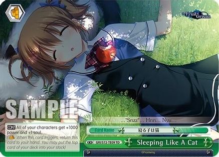 Sleeping Like A Cat (GRI/S72-TE09 TD) - The Fruit of Grisaia