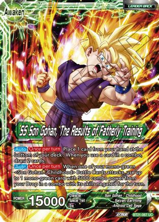Son Gohan // SS Son Gohan, The Results of Fatherly Training (BT21-067) - Wild Resurgence Foil