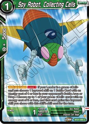 Spy Robot, Collecting Cells (BT21-095) - Wild Resurgence Foil