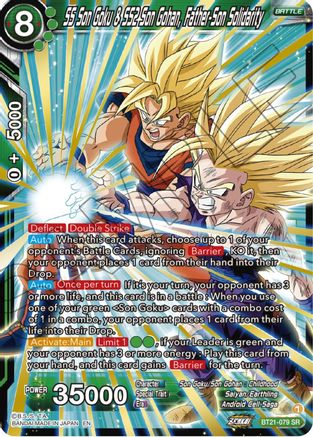 SS Son Goku & SS2 Son Gohan, Father-Son Solidarity (BT21-079) - Wild Resurgence Foil