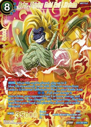 Baby, Shining Gold Evil Lifeform (SPR) (BT21-060) - Wild Resurgence Foil