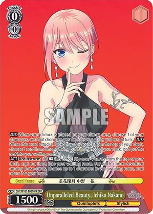 Unparalleled Beauty, Ichika Nakano (OFR) (5HY/W101-E001OFR OFR) - The Quintessential Quintuplets Movie