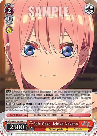 Soft Gaze, Ichika Nakano (5HY/W101-E063 U) - The Quintessential Quintuplets Movie
