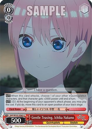 Gentle Teasing, Ichika Nakano (5HY/W101-E067 C) - The Quintessential Quintuplets Movie