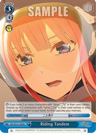 Riding Tandem (5HY/W101-E098 C) - The Quintessential Quintuplets Movie