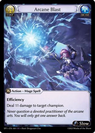 Arcane Blast (001) - Supporter Pack 1 Foil