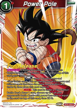Power Pole (BT21-032) - Wild Resurgence PreRelease Cards