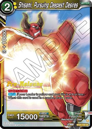 Shisami, Pursuing Deepest Desires (BT21-130) - Wild Resurgence PreRelease Cards