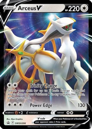 Arceus V SWSH306 - Holofoil SWSH Sword & Shield Promo Cards - Promo