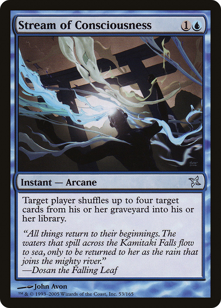 Stream of Consciousness (BOK-053) - Betrayers of Kamigawa Foil