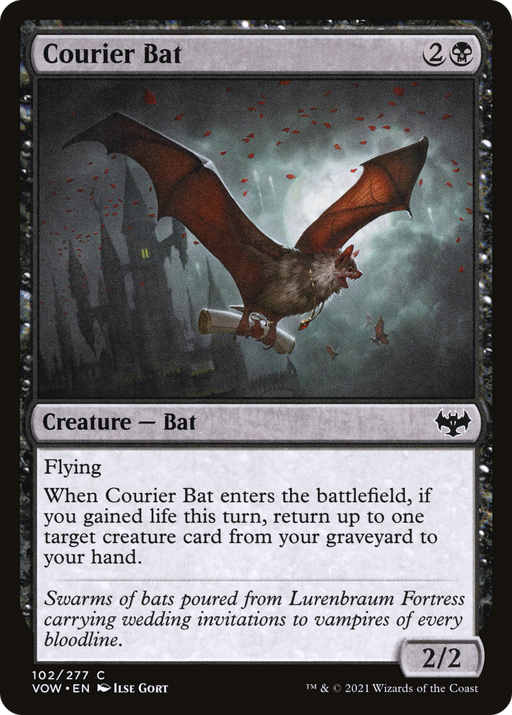 Courier Bat (VOW-102) - Innistrad: Crimson Vow