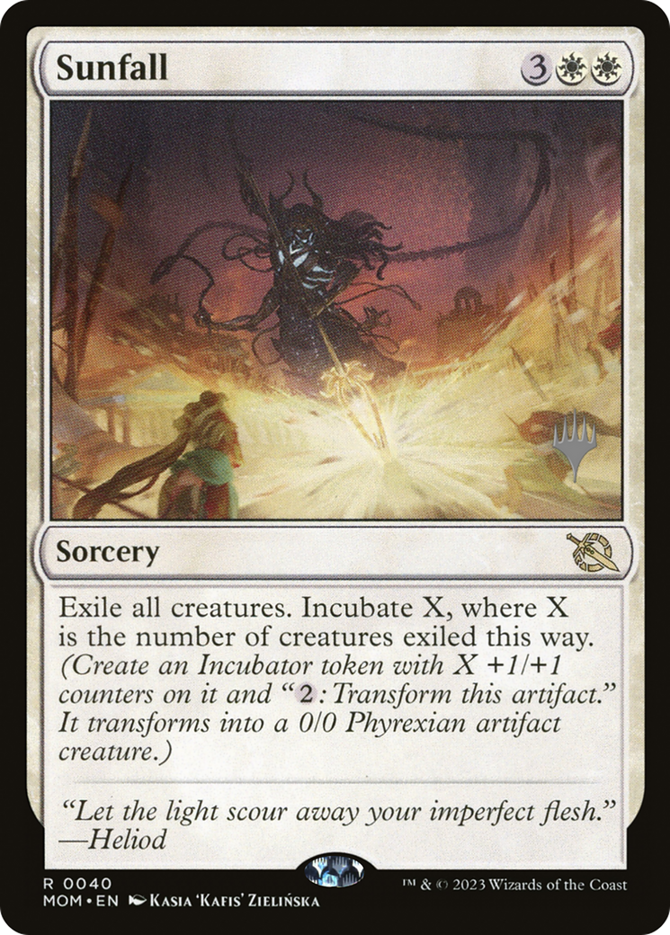 Sunfall (PPMOM-40P) - March of the Machine Promos Foil