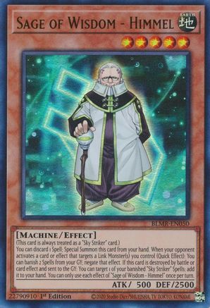 Sage of Wisdom - Himmel (BLMR-EN050) - Battles of Legend: Monstrous Revenge 1st Edition