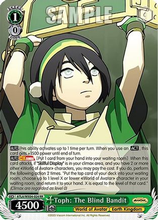 Toph: The Blind Bandit (ATLA/WX04-024 RR) - Avatar: The Last Airbender