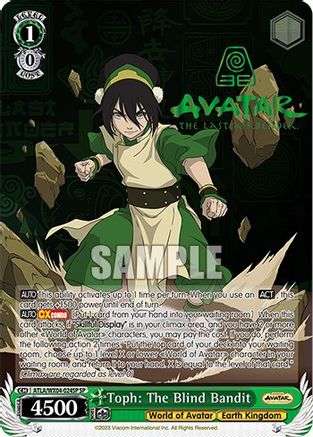 Toph: The Blind Bandit (SP) (ATLA/WX04-024SP SP) - Avatar: The Last Airbender