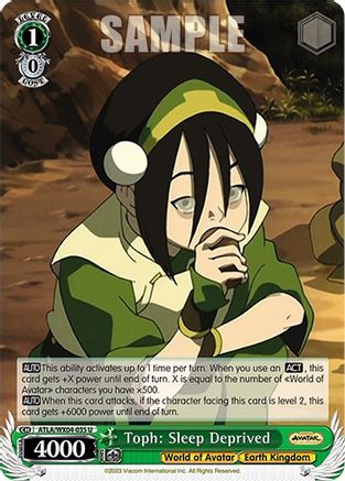 Toph: Sleep Deprived (ATLA/WX04-035 U) - Avatar: The Last Airbender