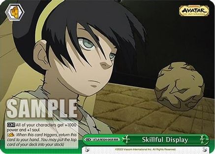 Skillful Display (RRR) (ATLA/WX04-045R RRR) - Avatar: The Last Airbender