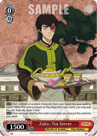 Zuko: Tea Server (SR) (ATLA/WX04-051S SR) - Avatar: The Last Airbender