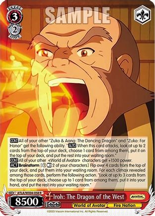 Iroh: The Dragon of the West (ATLA/WX04-058 R) - Avatar: The Last Airbender