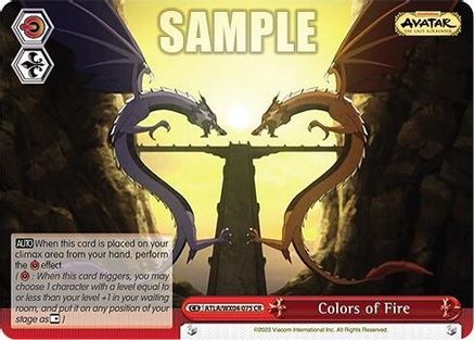 Colors of Fire (ATLA/WX04-075 CR) - Avatar: The Last Airbender