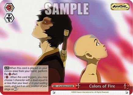 Colors of Fire (RRR) (ATLA/WX04-075R RRR) - Avatar: The Last Airbender