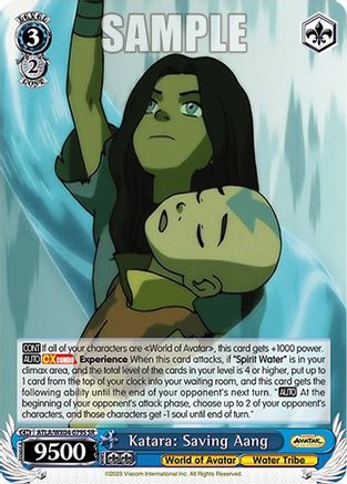 Katara: Saving Aang (SR) (ATLA/WX04-079S SR) - Avatar: The Last Airbender