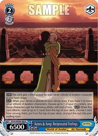 Katara & Aang: Reciprocated Feelings (ATLA/WX04-086 R) - Avatar: The Last Airbender