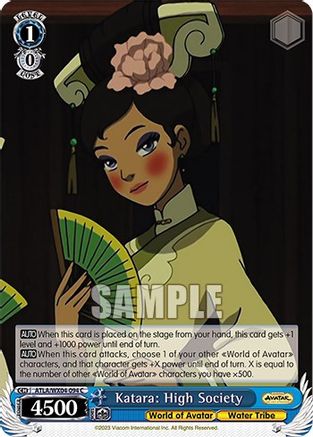 Katara: High Society (ATLA/WX04-094 C) - Avatar: The Last Airbender