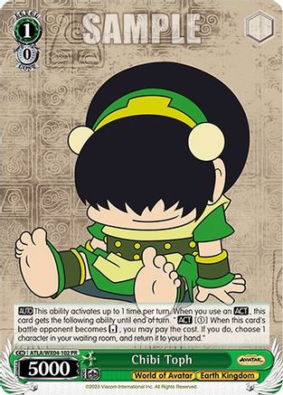 Chibi Toph (ATLA/WX04-102 PR) - Avatar: The Last Airbender