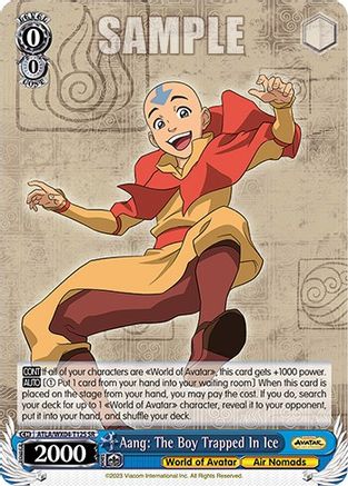 Aang: The Boy Trapped In Ice (SR) (ATLA/WX04-T12S SR) - Avatar: The Last Airbender