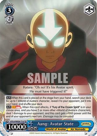 Aang: Avatar State (ATLA/WX04-T16 TD) - Avatar: The Last Airbender