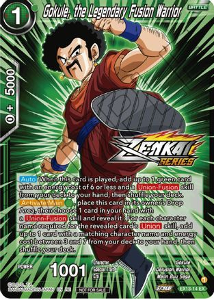 Gokule, the Legendary Fusion Warrior (Event Pack 12) (EX13-14) - Tournament Promotion Cards Foil