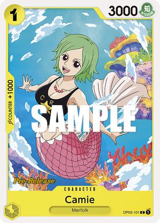 Camie (OP03-101) - Pillars of Strength Pre-Release Cards