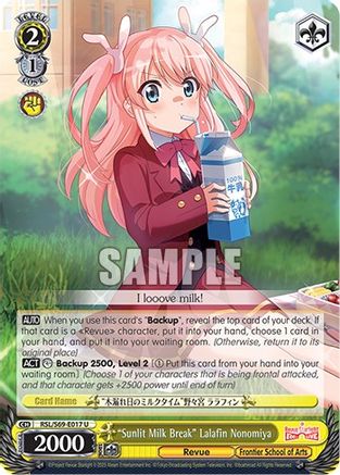 "Sunlit Milk Break" Lalafin Nonomiya (RSL/S69-E017 U) - Revue Starlight -Re LIVE-