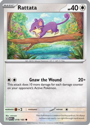 Rattata 019/165 SV Scarlet & Violet 151 - Common