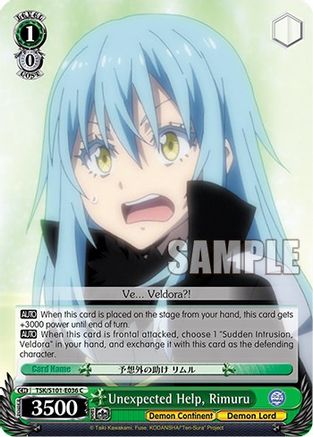 Unexpected Help, Rimuru (TSK/S101-E036 C) - That Time I Got Reincarnated as a Slime Vol.3