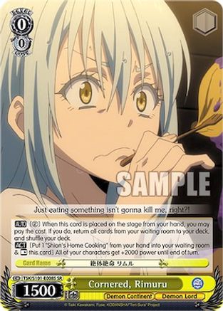 Cornered, Rimuru (SR) (TSK/S101-E008S SR) - That Time I Got Reincarnated as a Slime Vol.3