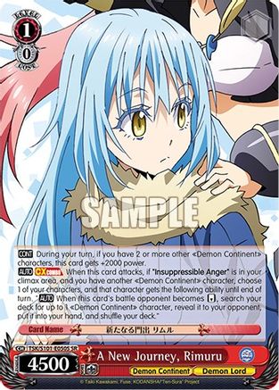 A New Journey, Rimuru (SR) (TSK/S101-E050S SR) - That Time I Got Reincarnated as a Slime Vol.3