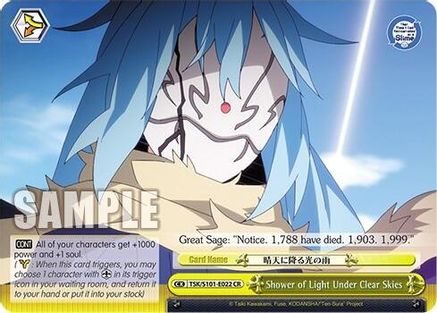 Shower of Light Under Clear Skies (TSK/S101-E022 CR) - That Time I Got Reincarnated as a Slime Vol.3