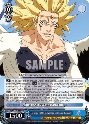 Unsurpassable Difference in Power, Carrion (TSK/S101-E084 U) - That Time I Got Reincarnated as a Slime Vol.3