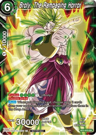 Broly, The Rampaging Horror (Gen Con 2023) (BT1-073) - Promotion Cards Foil