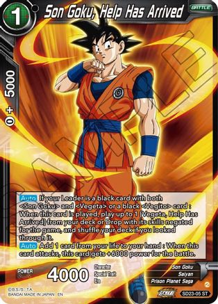 Son Goku, Help Has Arrived (SD23-05) - Critical Blow Foil
