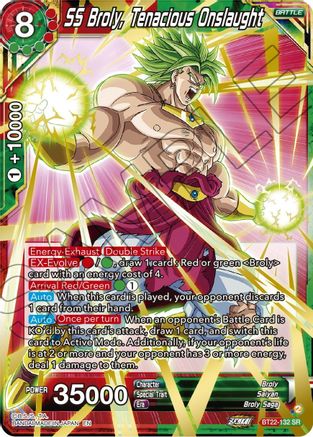 SS Broly, Tenacious Onslaught (BT22-132) - Critical Blow Foil